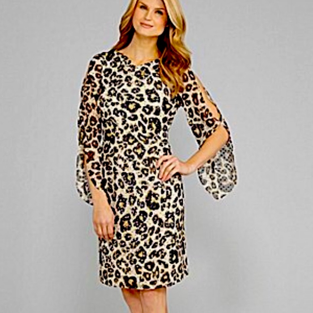 {Antonio Melani} Whitney Sequin Leopard Dress